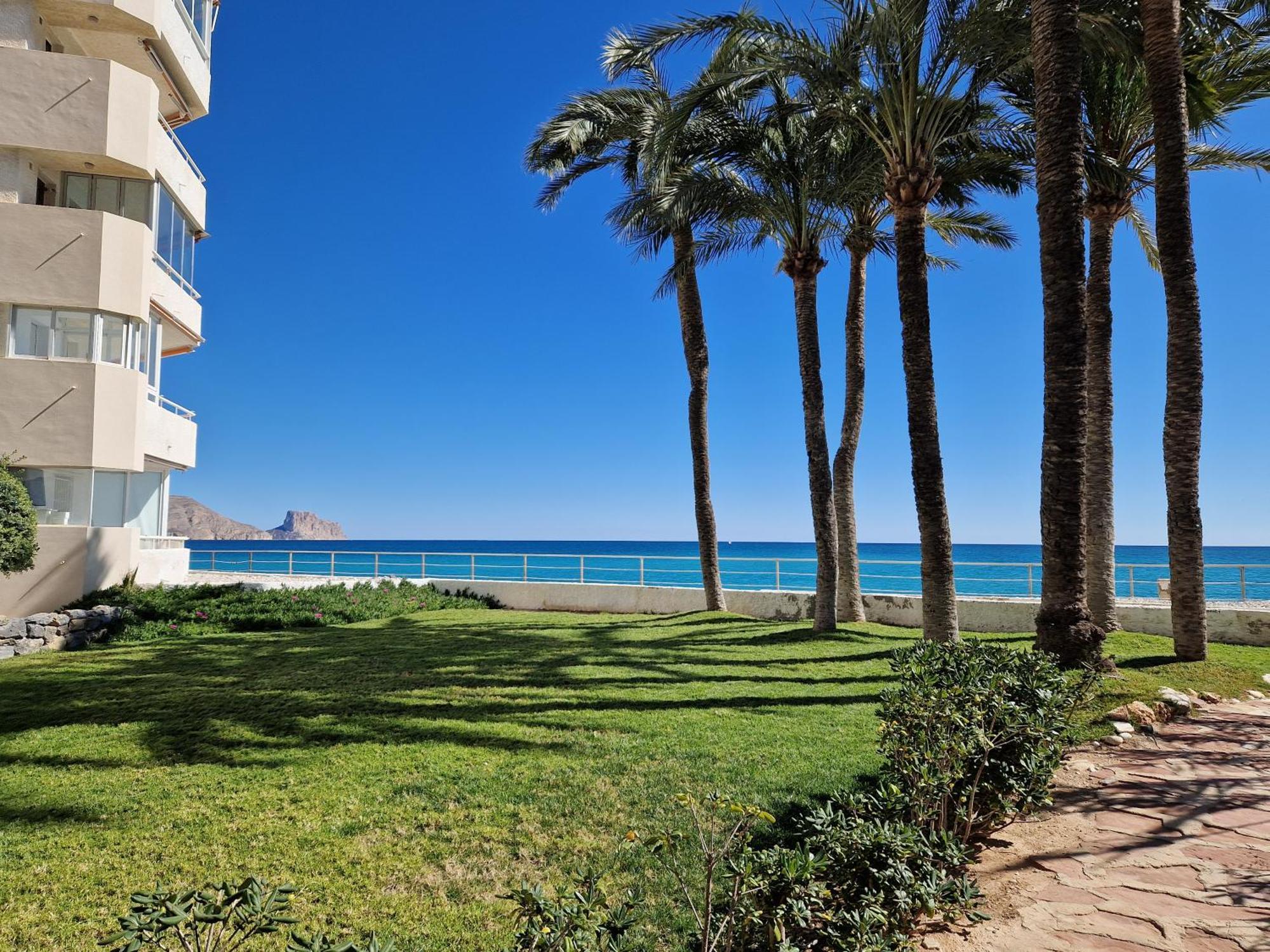 Azul - Estudio Con Vistas Al Mar, Piscina Y Acceso Directo A La Playa By Redi Altea Exteriör bild